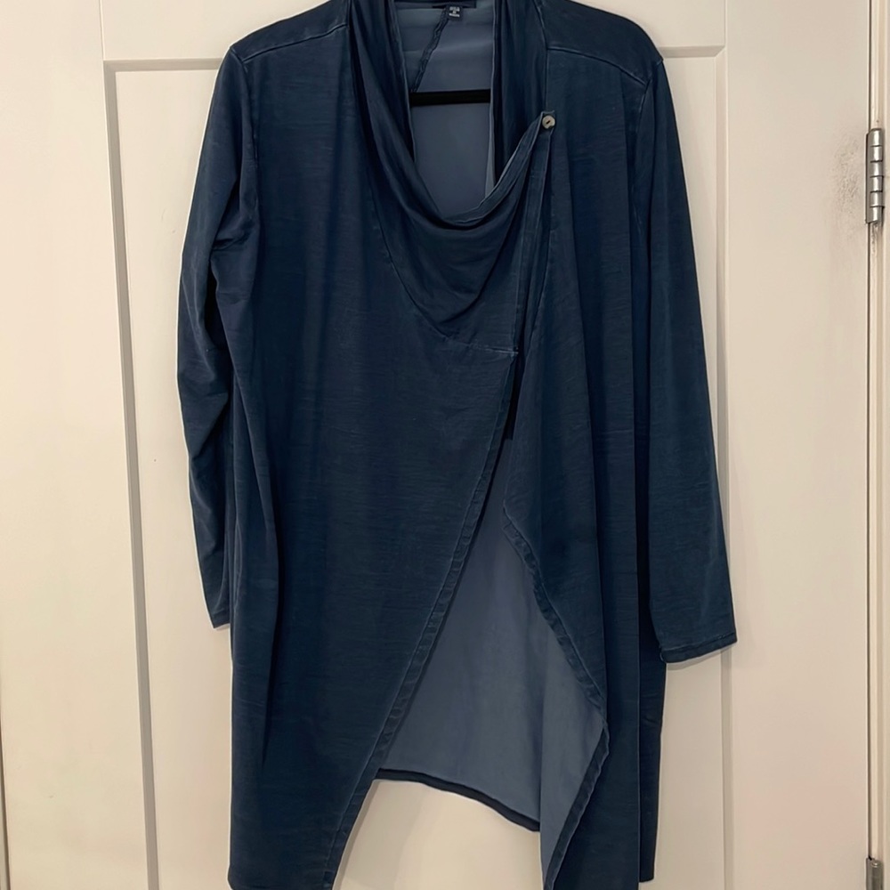 JACKET JJill purejill indigo jacket 2x